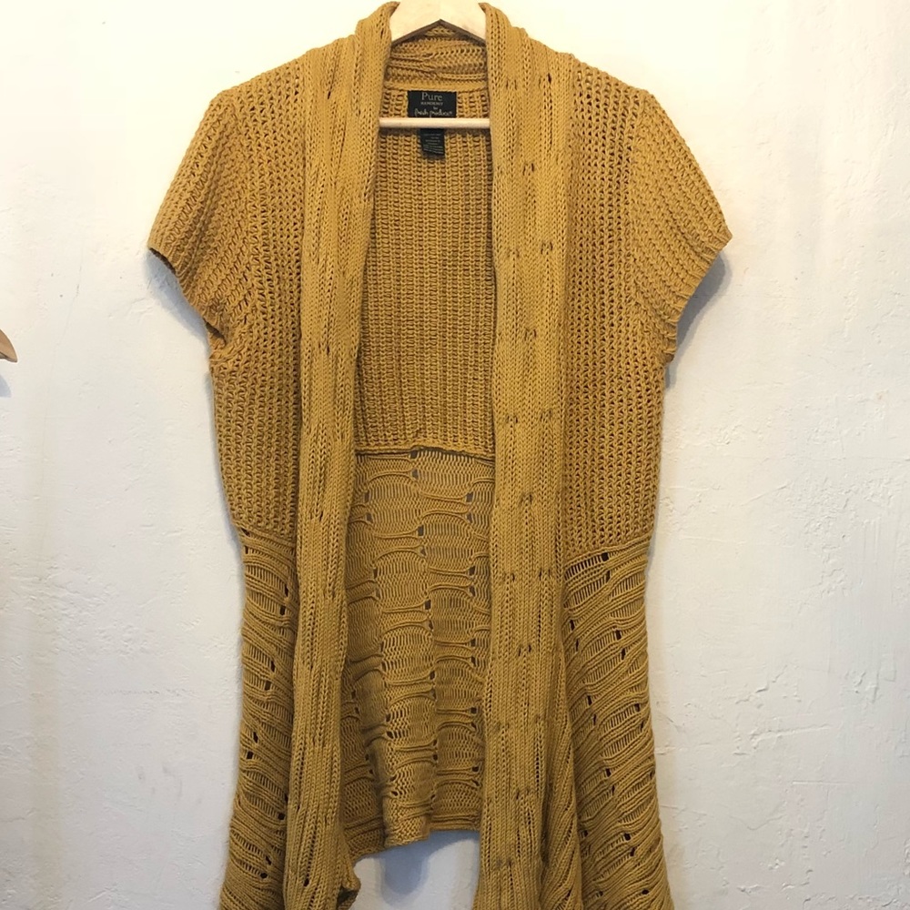 Pure Hand knit x Fresh Produce Sweater cardi